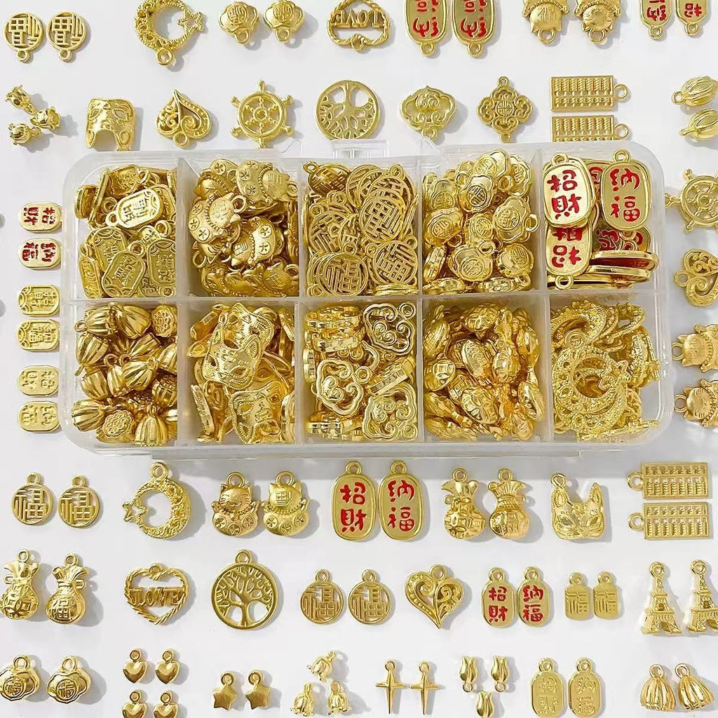 Lucky Gold and Silver Jewelry DIY Accessories-kikishop