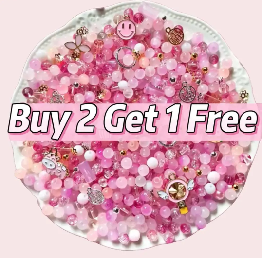 Buy 2 Get 1 Free Beads Mix -- Shovel in Live＋Send elastic line-KIKIshop