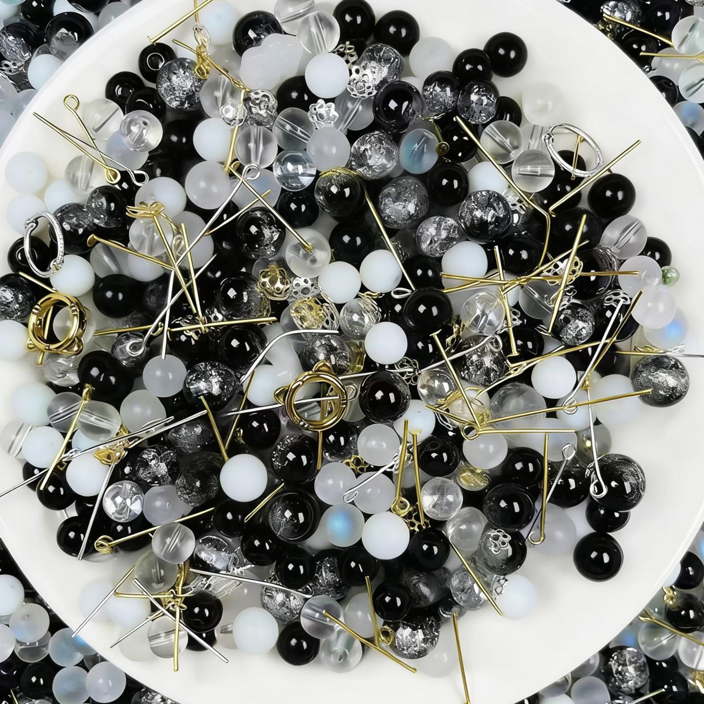 Buy 2 Get 1 Free Beads Mix -- Shovel in Live＋Send elastic line-KIKIshop