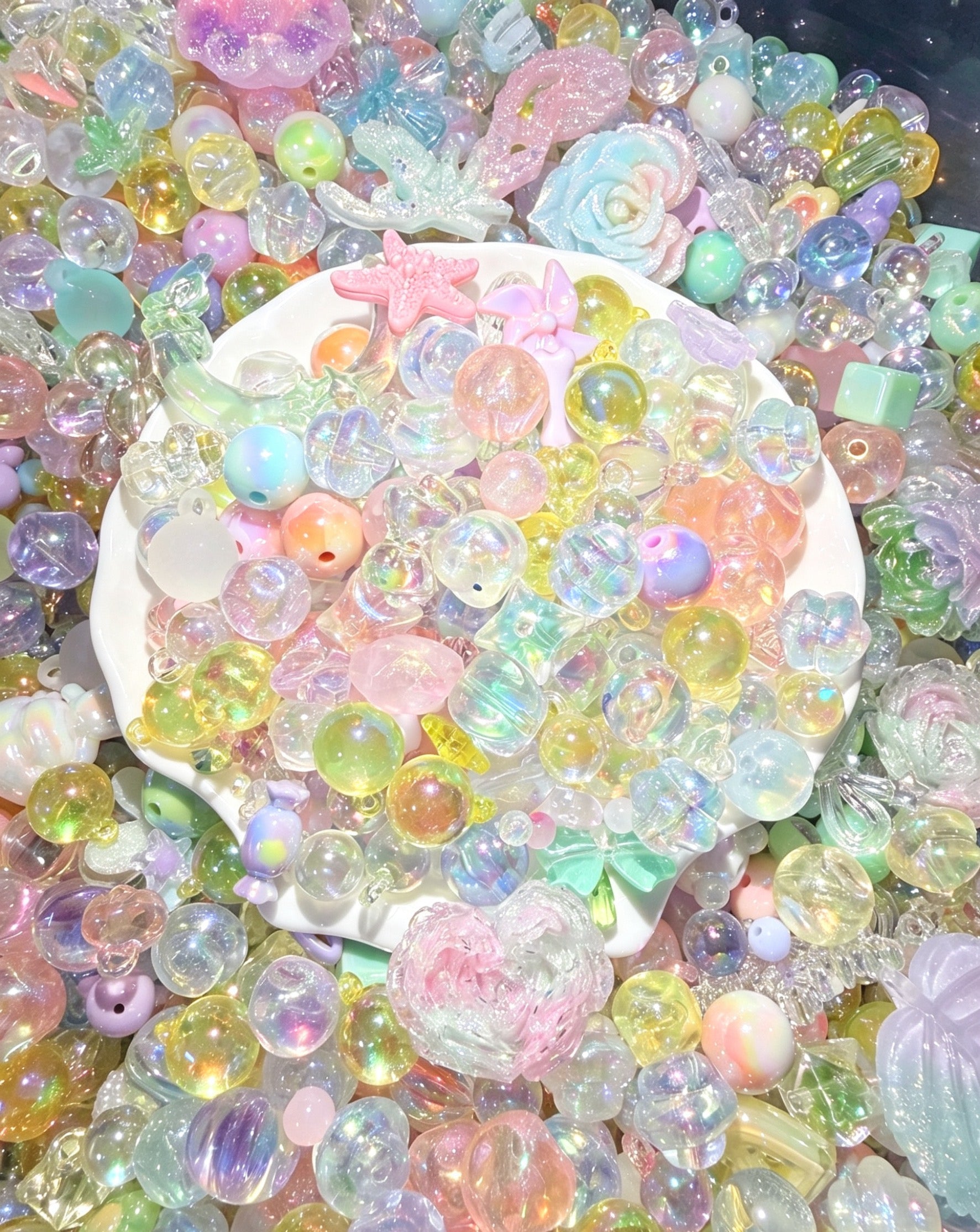 Acrylic Beads Mix 16mm for DlY Projects Bracelets PhoneCharms Necklaces Beadable Pens Anklets Hair Beads BagChains Earrings Rings Hair Ropes-KIKI SHOP YOYO